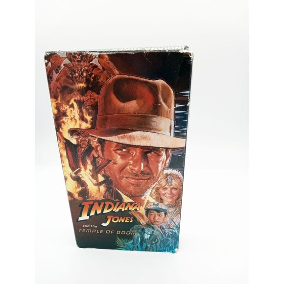 2 Vintage Indiana Jones & The Temple Of Doom / Raiders Of The Lost Ark VHS Tapes - Picture 2 of 12